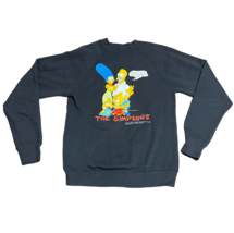 Vintage 1990 The Simpsons Sweatshirt Size 14 16  Black 90s TV Show USA Made SSI - £59.16 GBP