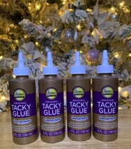 (4) Aleene&#39;s Original Tacky Glue 4fl oz Premium All-Purpose Adhesive 16oz Total - £15.60 GBP
