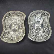 Vintage Federal Anchor Hocking Indiana Glass Mid Century Curved Rectangle Dishes - £14.62 GBP