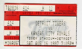 Aug 16 1997 Detroit Tigers @ Kansas City Royals Ticket Johnny Damon HR - £7.90 GBP