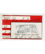 Aug 16 1997 Detroit Tigers @ Kansas City Royals Ticket Johnny Damon HR - £7.88 GBP