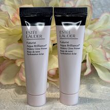 2x ESTEE LAUDER Futurist Aqua Brilliance Watery Glow Primer .5oz/15ml = ... - $12.82