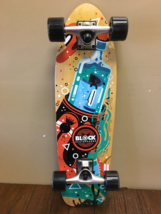 New San Diego Speed Stella 28&quot; Kicktail Block Mr Bottle Longboard Skateb... - $123.49