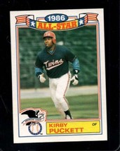 1987 Topps Glossy ALL-STARS #19 Kirby Puckett Nmmt Twins Hof *X104277 - £2.67 GBP