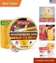 Quick-Release Double Sided Tape for Woodworking - 1-Inch x 36-Yards, 6 R... - $55.50