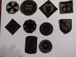 ARMY SHOULDER SLEEVE INSIGNIA - SSI LOT OF 20 DIFFERENT SUBDUED PATCHES ... - $13.86