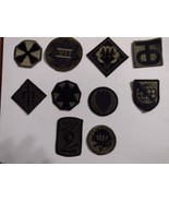 ARMY SHOULDER SLEEVE INSIGNIA - SSI LOT OF 20 DIFFERENT SUBDUED PATCHES ... - $18.82 CAD
