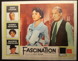 Audrey Hepburn: Billy Wilder:Dir (Love In The Afternoon) ORIG,1957 Lobby Card - $197.99