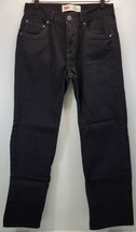G3) Boys Levi&#39;s 550 Relaxed Denim Black Jeans - Size 18 Reg - 29 x 29 - £9.51 GBP