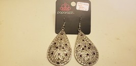 Paparazzi Earrings (New) Undercover Spy Red #0037 - £6.83 GBP