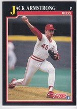 M) 1991 Score Baseball Trading Card - Jack Armstrong #231 - $36.72 MXN