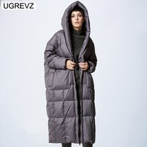 Long coat winter warm jacket female plus size overcoat jacket female 2022 new stitching thumb200