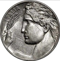 ITALY 20 Centesimi Italy / allegory of Liberty 1910 Rome - $33.00