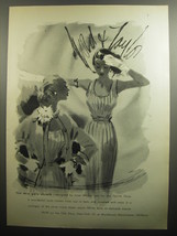 1951 Lord &amp; Taylor Joset Walker Dress Ad - The thin pale sheath - £14.65 GBP