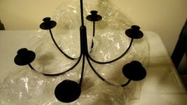 Wrought iron Candle Chandelier - 6 arms image 2