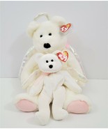 Ty Beanie Babies Halo  / Beanie Buddy Halo Angel Bears  NM-MT Cond. - $259.72 MXN