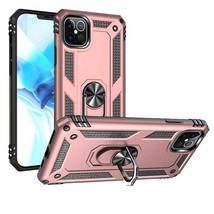 Ring Magnetic Kickstand Hybrid Case Cover ROSE GOLD For iPhone 13 Pro Max - £5.40 GBP