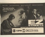 EZ Streets Tv Guide Print Ad Advertisement Joe Pantoliano Jason Gedrick TV1 - £4.66 GBP