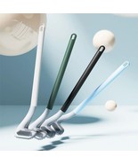 Silicone toilet brush non-slip long handle cleaning - $9.80