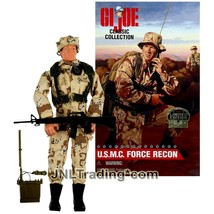 Year 1997 Gi Joe Classic 12 Inch Soldier Figure - Caucasian U.S.M.C Force Recon - £91.91 GBP