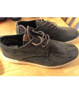 Ben Sherman Presley Oxford Blue Grey Mens Size 10.5 Leather Low Top Snea... - $29.99