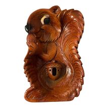 Vintage MULTI Products Squirrel Nut Serving Bowl Utensil Holder - $27.00