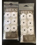 48 self-adhesive Paper Flowers Brides Magazine Wedding Collection Embell... - $180.97 MXN