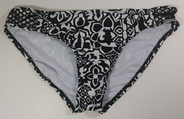 Apt 9 Womens XL Bikini Bottom Geometric Multicolor Mesh Trim Swimsuit Floral - £7.98 GBP