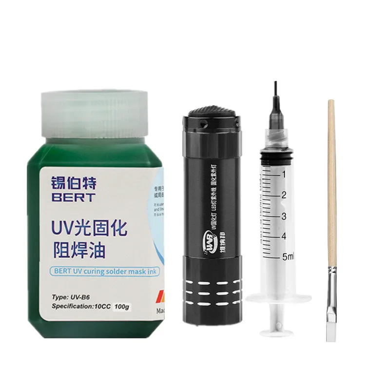 BERT 100g UV Photosensitive Curable Solder Mask Ink Prevent Corrosive Ar... - $2,329.52 MXN