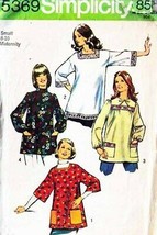 Vintage 1972 Misses' MATERNITY TOPS Simplicity Pattern 5369-s Size Small (8-10) - $12.00