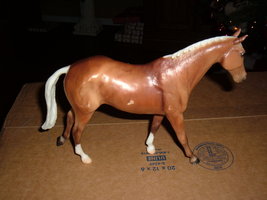 Breyer Collectible 11&quot;x 10&quot; written on belly cuepid? - $21.43