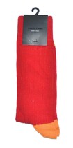 Jared Lang  Men&#39;s Mercerized Cotton Socks Red Multi Italy One Size  NEW - £13.85 GBP
