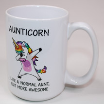 Aunticorn Like A Normal Aunt But More Awesome Coffee Mug Tea Cup Colorfu... - £6.74 GBP