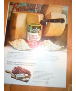 Vintage Borden&#39;s  Grated Parmesan Romano Cheese Print Magazine Advertise... - €4,33 EUR