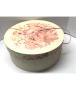 Vintage 2005 Tina Higgins Tri Coastal Design 13&quot; Diameter Hat Box - $19.80