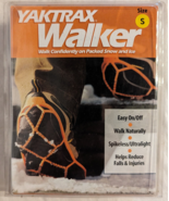 Yaktrax Walker Size S - Black - Spikeless Traction for Snow or Ice - NEW - £9.14 GBP