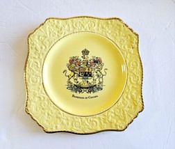 1940&#39;s Royal Winton Grimwades England Dominion of Canada Plate 9&quot; Square - £14.86 GBP