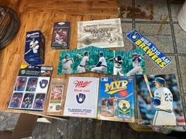 Vintage Milwaukee Brewers Memorabilia Collectible LOT Robin Yount  Molitor - £39.27 GBP