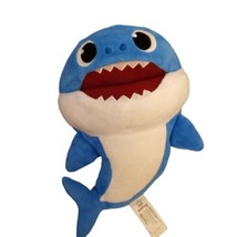 Pinkfong Baby Shark Official Song Puppet Blue White Stuffed Toy Plush 2019 9.5&quot; - £20.50 GBP