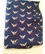 vintage floral eagle fabric 2.5 Yards. - £18.24 GBP