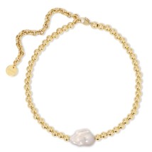Eklexic Women's Poppy Horizontal Pearl & Bead Necklace Size One Size - €201,69 EUR