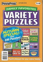 PennyPress Family Variety Puzzles Autumn 2019 [Single Issue Magazine] - £15.53 GBP
