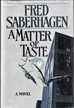 A Matter Of Taste (1990) Fred Saberhagen Signed - Tor Books Hc 1st Ed. Horror - £29.22 GBP