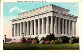 Lincoln Memorial Washington DC Vintage Postcard (C) - £4.49 GBP