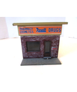 Blair Line O-027-HO Scale Building Balsa Wood Drug Store Assembled  PR - $18.00