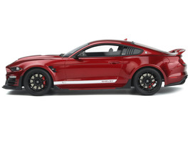 2021 Shelby Super Snake Coupe Red Metallic with White Stripes 1/18 Model Car by  - £157.05 GBP