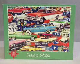 Classic Rides Vintage Cars Jigsaw Puzzle 2014 Marc Arundale 500 Pieces C... - $26.14