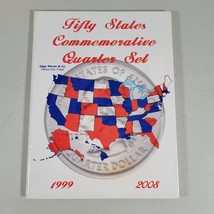 Fifty States Commemorative Quarter Coin Folder 1999-2008 Edgar Marcus Co - $9.85