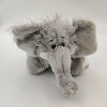 Ganz Webkinz Elephant 8&quot; Plush Gray Tusks Shaggy Stuffed Animal Toy NO C... - £5.42 GBP