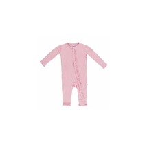 KICKEE PANTS LOTUS BASIC CLASSIC RUFFLE COVERALL WITH SNAPS 0-3M NWT - £16.91 GBP
